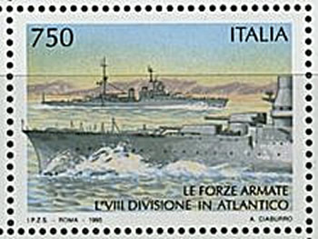 Marine Italienne dans l'tlantique