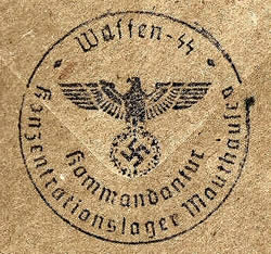 Cachet du Commandant du camp de Mauthausen