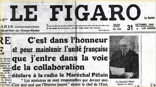 Le Figaro 31 octobre 1940