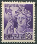 Timbre de la république Sociale italienne