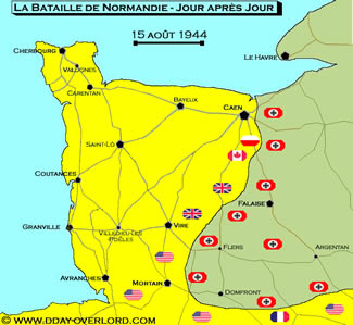 Bataille de Normandie 15 août 1944