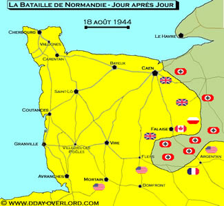 Bataille de Normandie 18 août 1944