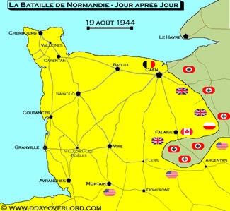 Bataille de Normandie 19 août 1944