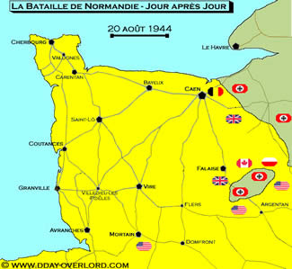 Bataille de Normandie 20 août 1944