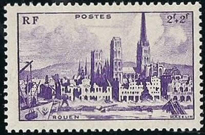 Rouen ville martyre