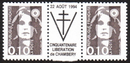 50ème anniversaire libération de Chambéry sur le pont