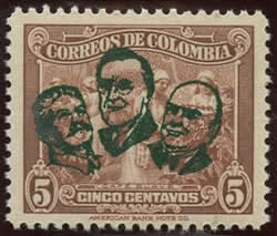 Colombie timbre Téhéran