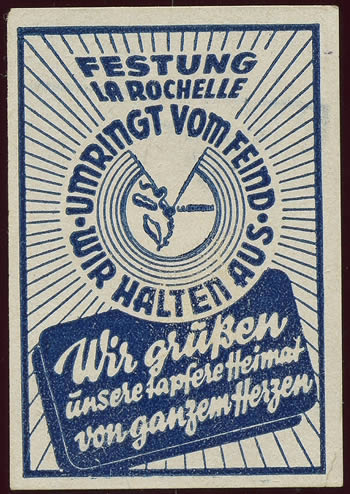 Vignette allemande de La Rochelle