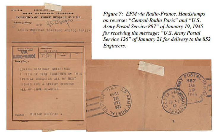 Télégramme codé en provenance des USA