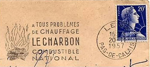 Charbon combustible national Lens