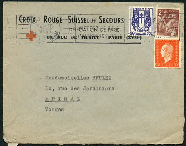 Croix-Rouge Suisse à Paris