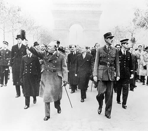 De Gaulle et Churchill 11/11/44