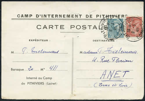 camp de Pithiviers 1945