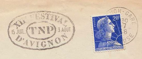 OMEC Festival d'Avignon 1958