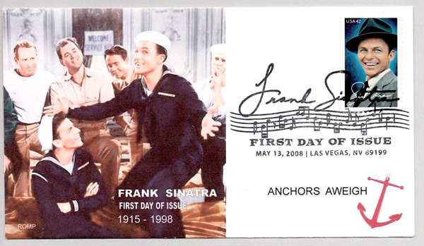 FDC avec illustration du film Anchors aweigh