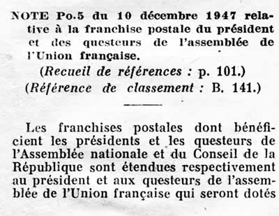 Franchises de l'Assemblée de l'Union française