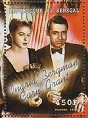 Cary Grant et Ingrid Bergman dans les Enchaînés