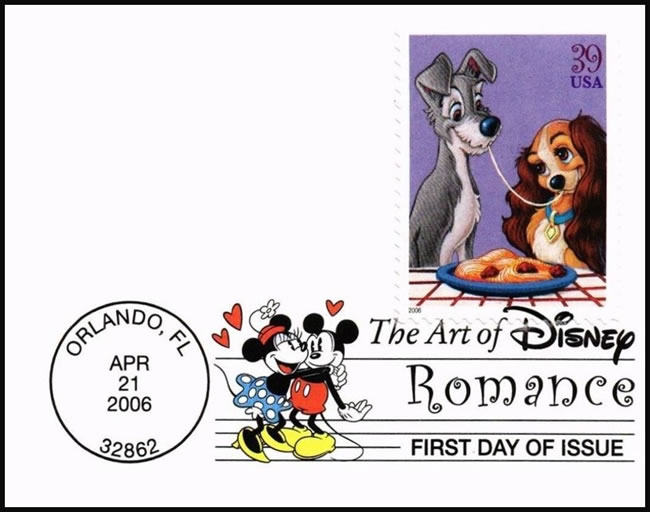 FDC Lady and the Tramp USA