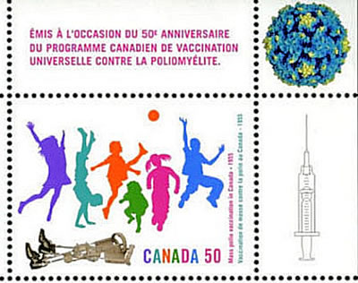50ème anniversaire du programme de vaccination antipoliomyelite au Canada