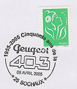 50e-anniversaire de la Peugeot 403