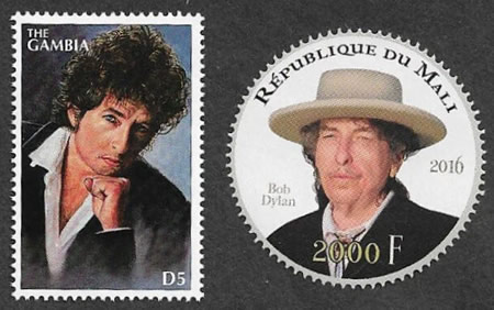 Timbres à la gloire de Bob Dylan