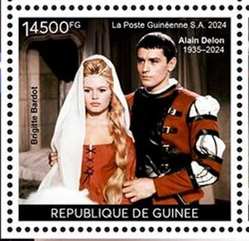 Alain Delon et Brigitte Bardot dans les amours célèbres