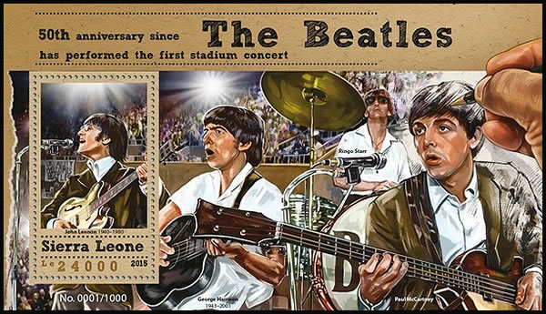 1er concert des Beatles dans un stade