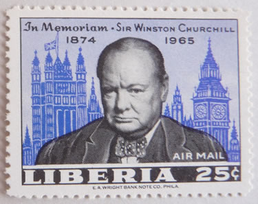Churchill In memoriam Libéria