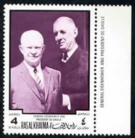 De Gaulle et Eisenhower
