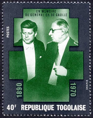 De Gaulle et Kennedy