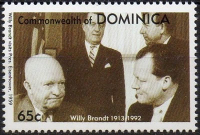Rencontre Eisenhower Willy Btandt 1959