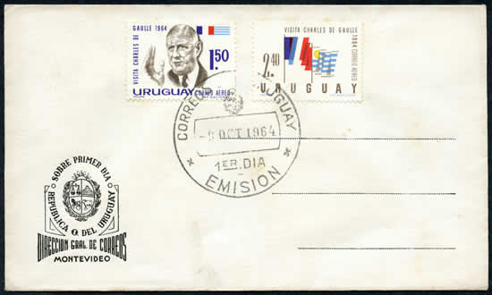 FDC De Gaulle en Uruguay