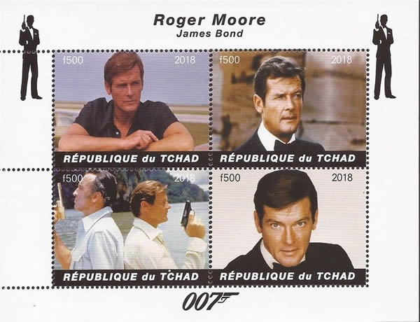 Bloc James Bond Roger Moore Tchad 
