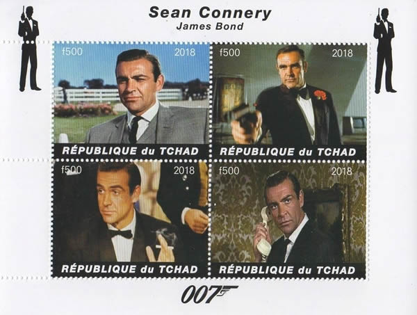 Bloc james Bond sean Connery Tchad