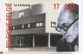 Le Corbusier, timbre de Belgique