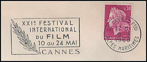 OMEC annonce festival de Cannes 1968