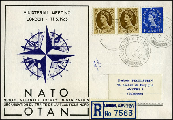 réunion OTAN Londres mai 1965