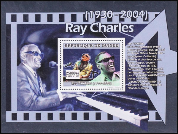 Ray Charles bloc de Guinée