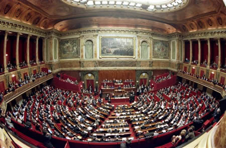 Salle du Congres du Parlement à Versailles