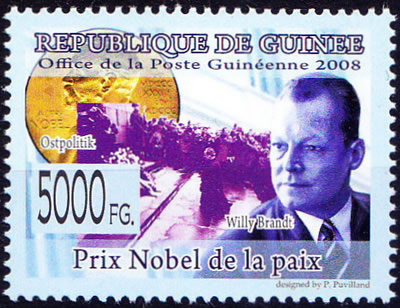 Ostpolitik par Willy Brandt prix Nobel de la Paix