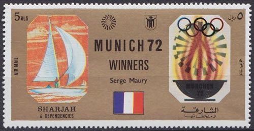 Serge Maury Médaillé Voile Sharjah