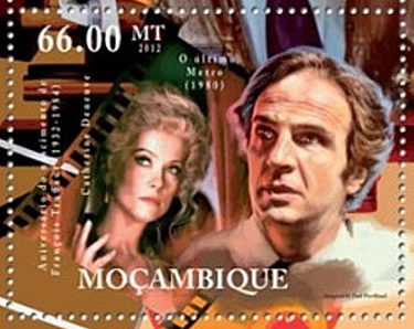 Le dernier métro timbre du Mozambique