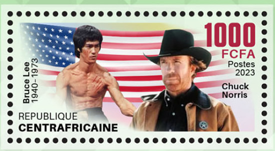 Bruce Lee et Chuck Norris