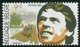 Jacques Brel timbre de belgique