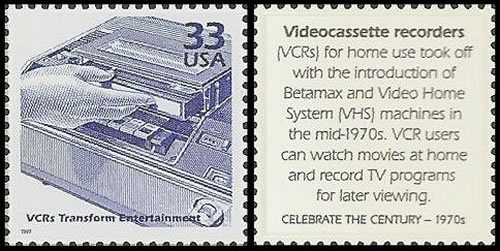 magnetoscope timbre USA