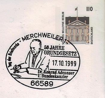 50ème anniversaire de la nomination d'Adenauer