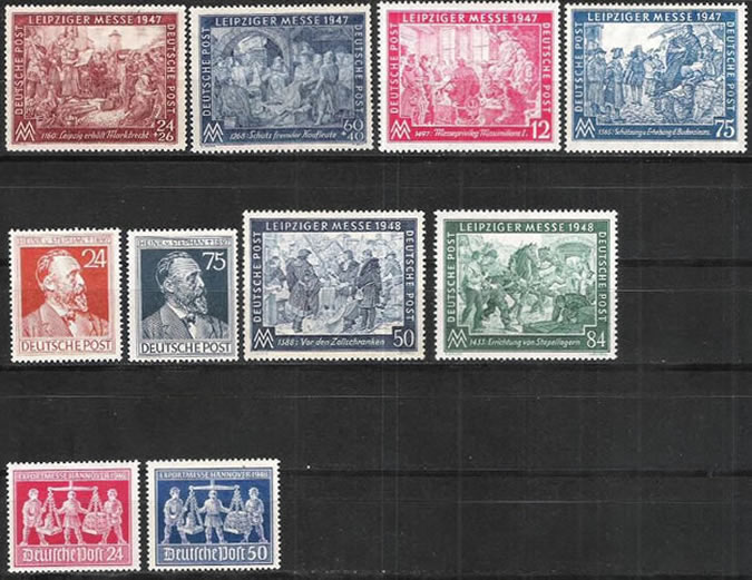 timbres commémoratifs du Kontrollrat