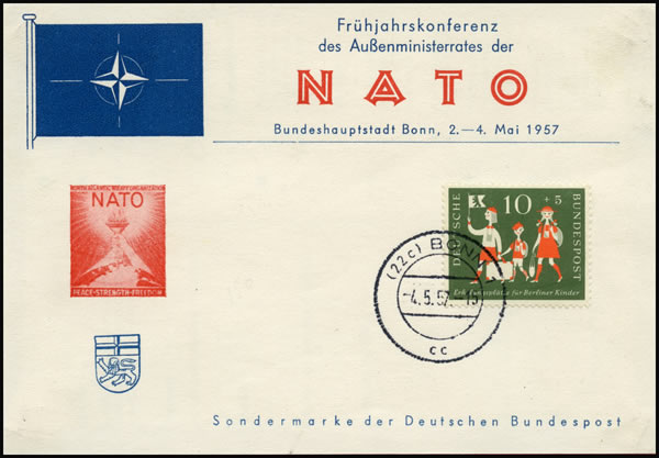 Conférence de l'OTAN à Bonn mai 1957
