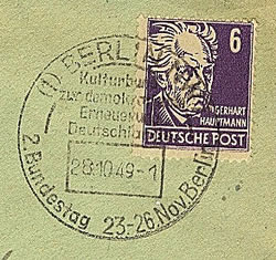 Congrès Kultur Bund 1949