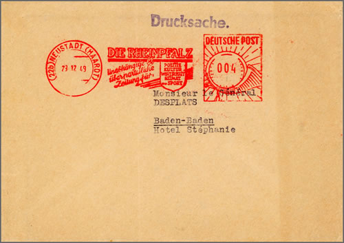 EMA Francotype C Rhénanie 1949